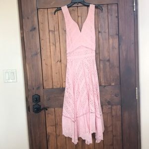 Antonio melani pink cotton dress size 8